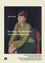 Text: "Valeri Lalov. Ein Weg der Moderne nach Südosteuropa. Der Maler und Kunsttheoretiker Kiril Conev (1896-1961) innerhalb des bildkünstlerischen Transfers der ersten Hälfte des 20. Jahrhunderts." Illustration: Eine gemalte Frau in grüner Kleidung sitzt auf einem braunen Stuhl. Logo von utzverlag.
