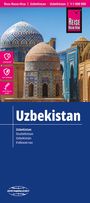 Reise Know-How Landkarte Usbekistan 1 : 1.000.000, KRT