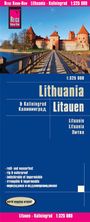 Reise Know-How Landkarte Litauen und Kaliningrad 1 : 325.000, Buch