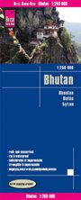 : Reise Know-How Landkarte Bhutan 1 : 250.000, KRT