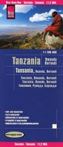 : Reise Know-How Landkarte Tansania, Ruanda, Burundi (1:1.200.000), KRT