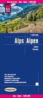 : Reise Know-How Landkarte Alpen 1:550.000, KRT