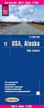 Reise Know-How Verlag Peter Rump: Reise Know-How Landkarte USA 11, Alaska (1 : 2.000.000), KRT