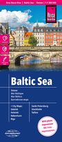 : Reise Know-How Landkarte Ostsee 1:1 300 000 mit Stadtplänen Danzig, Helsinki, Kopenhagen, Riga, St. Petersburg, Stockholm, Tallinn, Div.