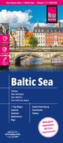 : Reise Know-How Landkarte Ostsee 1:1 300 000 mit Stadtplänen Danzig, Helsinki, Kopenhagen, Riga, St. Petersburg, Stockholm, Tallinn, KRT