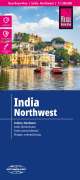 : Reise Know-How Landkarte Indien, Nordwest / India, Northwest (1:1.300.000), KRT