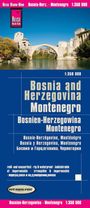 Reise Know-How Verlag Peter Rump: Reise Know-How Landkarte Bosnien-Herzegowina, Montenegro / Bosnia and Herzegovina, Montenegro (1:350.000), KRT