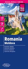 : Reise Know-How Landkarte Rumänien, Moldau / Romania, Moldova (1:600.000), KRT