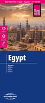 Reise Know-How Reiseführer über Ägypten. Skyline von Kairo mit Moscheen im Sonnenuntergang. Waterproof und tear-resistant.