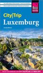 "City|Trip Luxemburg" von Joscha Remus. Oben Sehenswürdigkeiten; unten Stadtansicht mit alten Gebäuden und grünen Flächen.