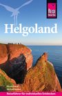 Text: "Helgoland", "Nicole Funck", "Michael Narten", "Reiseführer für individuelles Entdecken". Klippen mit Meer im Hintergrund.