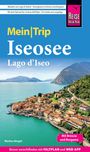 Reiseführer-Cover mit "Mein Trip Iseosee" Titel, See und Berglandschaft, Kleinstadt am Wasser.