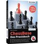 Titel: "ChessBase Das Praxisbuch". Ein roter Bauer steht über schwarzen Bauern auf Würfeln.