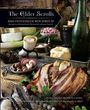 "The Elder Scrolls: Das offizielle Kochbuch" steht oben. Verschiedene Lebensmittel wie Brot, Pilze und ein Braten sind zu sehen.