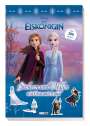 : Disney Die Eiskönigin: Stickern und Malen mit Elsa und Anna, Buch