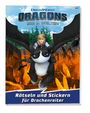 : Dragons - Die 9 Welten: Superstarker Sticker- und Malspaß, Buch