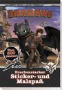 Panini: Dragons: Drachenstarker Sticker- und Malspaß, Buch