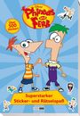 Disney Phineas & Ferb: Superstarker Sticker- und Rätselspaß, Buch