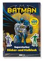 DC Batman: Superstarker Sticker- und Malblock, Buch