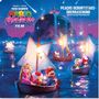 Text: "DER SUPER MARIO GALAXY FILM", "PEACHS GEBURTSTAGSÜBERRASCHUNG". Boote mit Mario, Luigi und Toads vor einem Schloss.