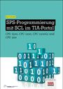 Buchcover: "SPS-Programmierung mit SCL im TIA-Portal". Illustration: Blöcke mit 0 und 1, türkisfarbener Hintergrund.