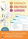 Anne Schachner: Einfach Deutsch lernen - Mini-Dialoge und 400 Wortschatzbilder für den Einstiegsunterricht mit Flüchtlingen und Migranten, Buch