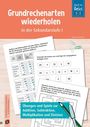 Grundrechenarten wiederholen in der Sekundarstufe I. Aufgabenblätter und bunte Büroklammern auf hellem Hintergrund.
