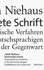 Judith Niehaus: Verfremdete Schrift, Buch