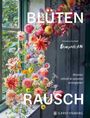 "BLÜTEN RAUSCH" steht in Großbuchstaben, Blumendekoration in einem Fensterrahmen, darunter der Name "Gerstenberg".