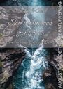 Buchtitel "Sich verströmen grenzenlos" vor einem Luftbild von sich schäumendem Wasser in einer felsigen Umgebung.