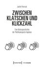 Text: "Judith Pietreck. ZWISCHEN KLATSCHEN UND KLICKZAHL. Eine Kulturgeschichte der Publikumsgeste Applaus." Unten drei Klatsch-Symbole.