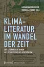 „Klimaliteratur im Wandel der Zeit“ steht über einer altmodischen Weltkarte.