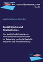 Sophie Katharina Schindler: Social Media und Journalismus, Buch