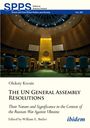 Oleksiy V. Kresin: The UN General Assembly Resolutions, Buch