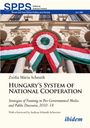 Oben: "SPPS", "Soviet and Post-Soviet Politics and Society". Titel: "Hungary's System of National Cooperation". Rote-grüne Schleife.