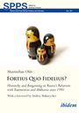 Titel: "Fortius Quo Fidelius?" von Maximilian Ohle. Drei Matroschka-Puppen in Anzügen, ineinander verschachtelt.