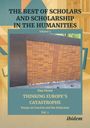 "The Best of Scholars and Scholarship in the Humanities Volume 5. Dan Stone: Thinking Europe’s Catastrophe, Essays on Fascism and the Holocaust Vol. 2. ibidem" 

Das Hintergrundbild zeigt eine Wand mit roten Ziegeln und weißen Steinen davor.