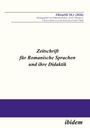 ZRomSD 20,1 (2026), Herausgegeben von mehreren Personen, Zeitschrift für Romanische Sprachen und ihre Didaktik, ibidem.
