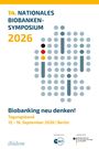 14. Nationales Biobanken-Symposium 2026. Biobanking neu denken! Tagungsband, 15.–16. September 2026, Berlin. Punkte-Muster.