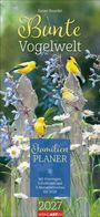 Bunte Vogelwelt Familienplaner 2027, KAL