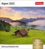 : Alpen Sehnsuchtskalender 2025 - Wochenkalender mit 53 Postkarten, KAL