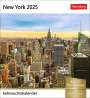 : New York Sehnsuchtskalender 2025 - Wochenkalender mit 53 Postkarten, KAL