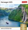 : Norwegen Sehnsuchtskalender 2025 - Wochenkalender mit 53 Postkarten, KAL