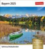 : Bayern Sehnsuchtskalender 2025 - Wochenkalender mit 53 Postkarten, KAL