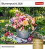 : Blumenpracht Postkartenkalender 2026 - Wochenkalender mit 53 Postkarten, KAL