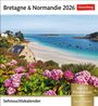 : Bretagne & Normandie Sehnsuchtskalender 2026 - Wochenkalender mit 53 Postkarten, KAL