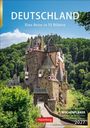 „DEUTSCHLAND Eine Reise in 53 Bildern.“ Alte Burg vor bewaldeten Hügeln. Text: „WOCHENPLANER 2027“ und „Harenberg“.