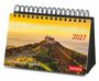 "Eine Reise durch Deutschland 2027", Kalender, zeigt eine Burg auf einem Berg im Sonnenschein.