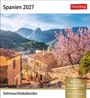 Spanien Sehnsuchtskalender 2027 - Wochenkalender mit 53 Postkarten, KAL