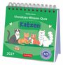 Stefan Heine: Unnützes-Wissen-Quiz Katzen Premium-Postkartenkalender 2027 - Kalender mit 53 Rätselkarten, KAL